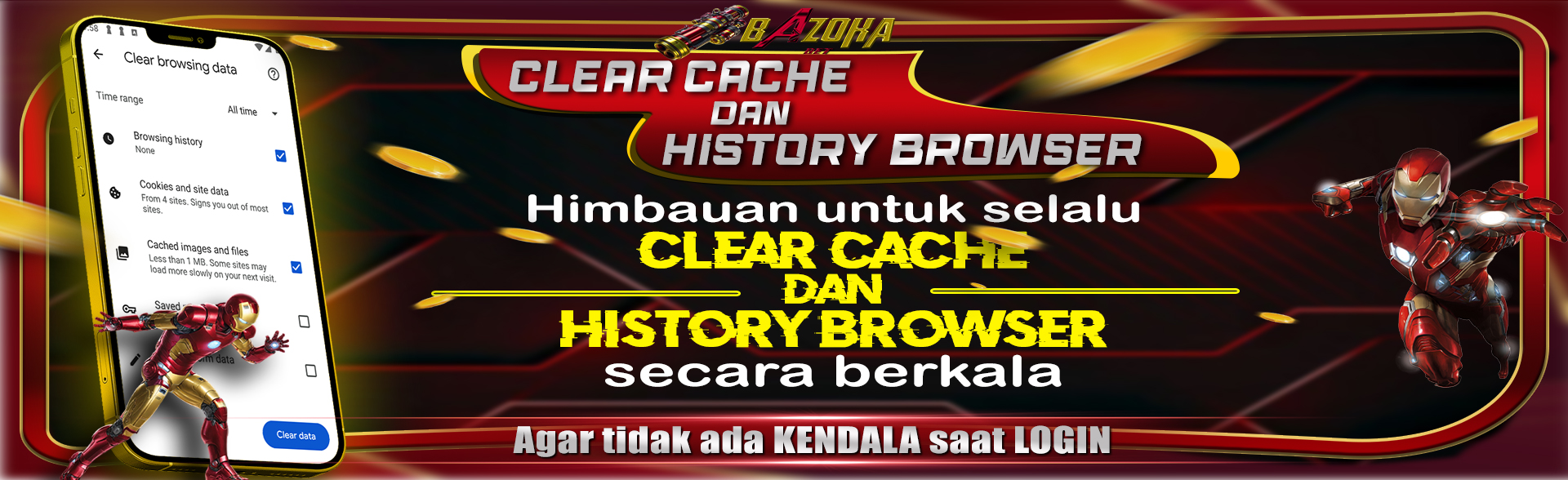 CLEAR HISTORY