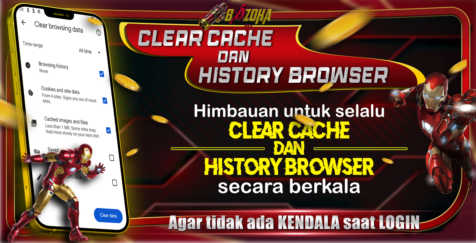 CLEAR HISTORY